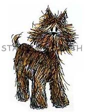 I-162 Lg. Hairy Pup